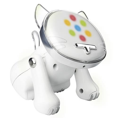Childrens Toyshop  Toys : White-Hasbro i-Cat Robotic Music Loving Feline