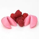 100 Personalized Fortune Cookies - Raspberry