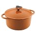  : Rachael Ray 3-1/2-Quart Cast-Iron Covered Round Casserole, Orange