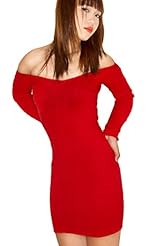 Sexy Acrylic/Nylon/Spandex/Knit  Dress