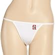 Stanford Cardinal Ladies White College Logo Thong