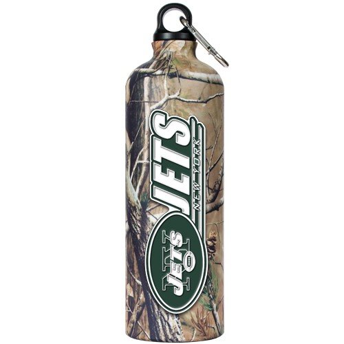 NFL New York Jets 32-Ounce Open Field Aluminum Water Bottle at Amazon.com
