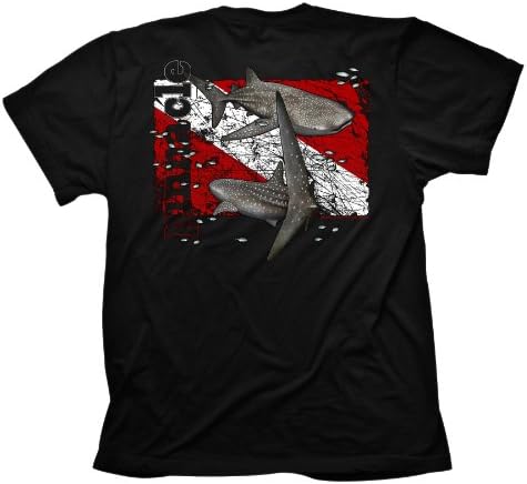 Aquatic Addiction PINNACLE WHALESHARK scuba diving tee shirt