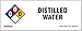 Brady 20374LS Chemical, Biohazard and Hazardous Material Labels, Self-Sticking, Polyester, 3.875" x 1.5", Black/Blue/Red/Yellow On White (Pack of 50)