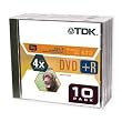 TDK DVD+R 4.7 GB/Go / 120 Minute - Case of 50, INDIVIDUAL WRAP