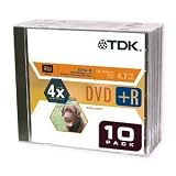 TDK DVD+R 4.7 GB/Go / 120 Minute - Case of 50, INDIVIDUAL WRAP