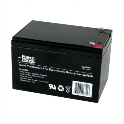 12 Volt 12 Amp Sealed Lead Acid Battery [Set of 2]