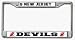 New Jersey Devils Chrome License Plate Frames - Set of 2