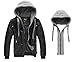 Wantdo Men's Fashion Faux Jackets Pu Leather Jackets