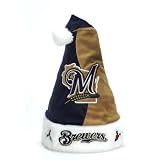 Milwaukee Brewers Team Glass Baseball Hat 4" Ornament