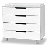 Oeuf Classic 4 Drawer Dresser - White
