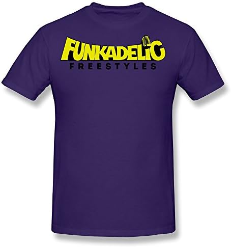 YXY Men's Funkadelic Freestyle Logo T-Shirt S Purple Short Sleeve