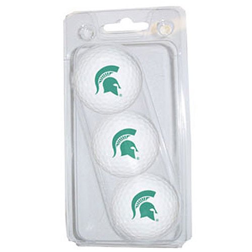 Michigan State Spartans NCAA 3 Golf Ball Sleeve Pack