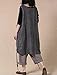 Mordenmiss Women's Summer Vest Dress Pull-Up Hem Top XL Gray