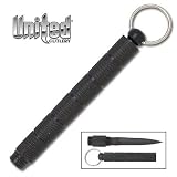 Black Mini Night Watchman Kubotan Keychain