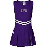 Texas Christian Horned Frogs (TCU) Youth Girls Purple Cheerleader Dress