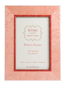 Italian Wooden Picture Frame, Inner Border, Pink