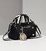 Juicy Couture Women's Nylon Heart Medallion Co-ed Satchel - Black