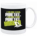 Mug Black PRACTICE HARDER Sports