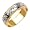 Paisley Swirl Fancy Women's 6 mm 14K Two Tone Gold Wedding Band