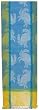 Hand Woven Elegant Jacquard 100% Cotton Turquoise Crab Table Runners 12x72 Inches Set of Two