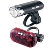 Cateye EL130 Front and LD130 Rear Mountain Bike LED Light Set - Cateye