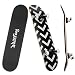 WhiteFang Skateboard 31 x 7.88 Skateboard Complete, 7 Layer Canadian Maple Double Kick Concave Standard and Tricks Skateboards for Beginners and Pro (Arrow)