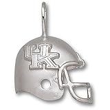 University of Kentucky New UK Helmet Pendant (Silver)