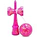 Kaleb USA Full Pink & Gold Metallic Kendama and Extra String