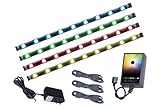 IMAGE OF LED Accent Light Strips - Super Bright RGB Color Changing Lights (4 - 12