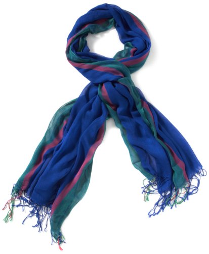 MEXX Damen Tuch 3FRE2011, Gr. one size, Blau (433) Preisvergleich