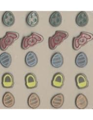 Single Detail Page Misc: Easter Doodle Brads for Scrapbooking (01637) - Karen Foster Design