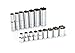 TEKTON 11501 1/4-Inch Drive Socket Set, Metric, 22-Piece