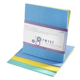  Twist - European Sponge Cloths #20, 3 cloths