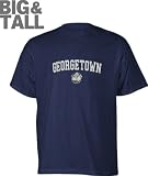 Georgetown Hoyas Navy Fan Arch Big & Tall T-Shirt