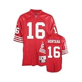 Joe Montana San Fransisco 49ers Red Throwback Jersey