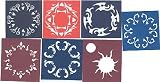 Multi Use Body Art Stencils-Set 9
