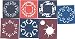 Multi Use Body Art Stencils-Set 9