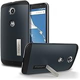 Nexus 6 Case, Spigen&reg; [Slim Armor] AIR CUSHION [Metal Slate] Air Cushioned Corners / Dual Layer Protective Case for Google Nexus 6 (2014) - Metal Slate (SGP11237)