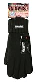 Thinsulate Extreme Thermal lined knitted Gloves black Small Medium
