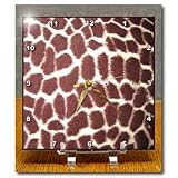 Giraffe Print - 6x6 Desk Clock