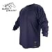 Black Stallion FTL6-NVY Navy Flame Resistant Cotton Long-sleeve T-Shirt - Medium