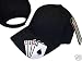 BLACK TEXAS HOLD'EM POKER FOUR ACES BASEBALL CAP CAPS HAT AAAA