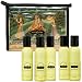 Kama Sutra Massage Therapy Kit Don't even think about leaving for a weekend getaway without our travel sized massage oil kit. And don't forget about them when you're at home either. This is the perfect way to sample several blends, each is infused with natural essential oils, skin-smoothing emollients and nourishing Vitamin E. Product Contains: Set of five 2 fl oz bottles of Kama Sutra Massage Oils: Sweet Almond, Serenity, Pleasure Garden, Healing Blend and Soaring Spirit. Note: For external use only.