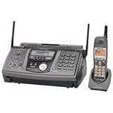 Panasonic KX-FG6550 2-Line, Plain Paper Fax/Copier with Expandable 5.8 GHz FHSS GigaRange® Cordless Phone System with Digital Answering System