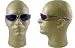 38 Special Safety Glasses Style: Frame:Chrome, Lens Tint:Blue Mirror, Price Each