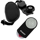 GTMax RC-6 Wireless Remote Control + Black SLR Hand Strap Hand Grip Holder  ....
