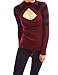 PattyBoutik Strips Crew Neck Long Sleeve Sweater Knit Tops