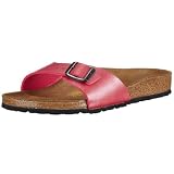 Birkenstock Madrid Birko-Flor, Style-No. 440813, Unisex Clogs, Ice Pearl Koralle, EU 42, slim width