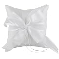 Satin Ring Pillow - White